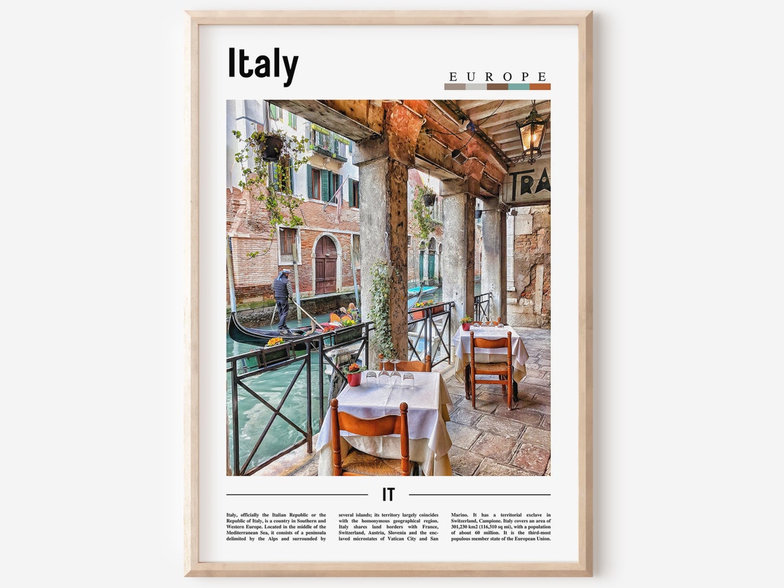 Italy Poster Italy Print Italy Wall Art Italy Photo Italy Poster Italy Print Italy Wall Art Minimal Travel Poster