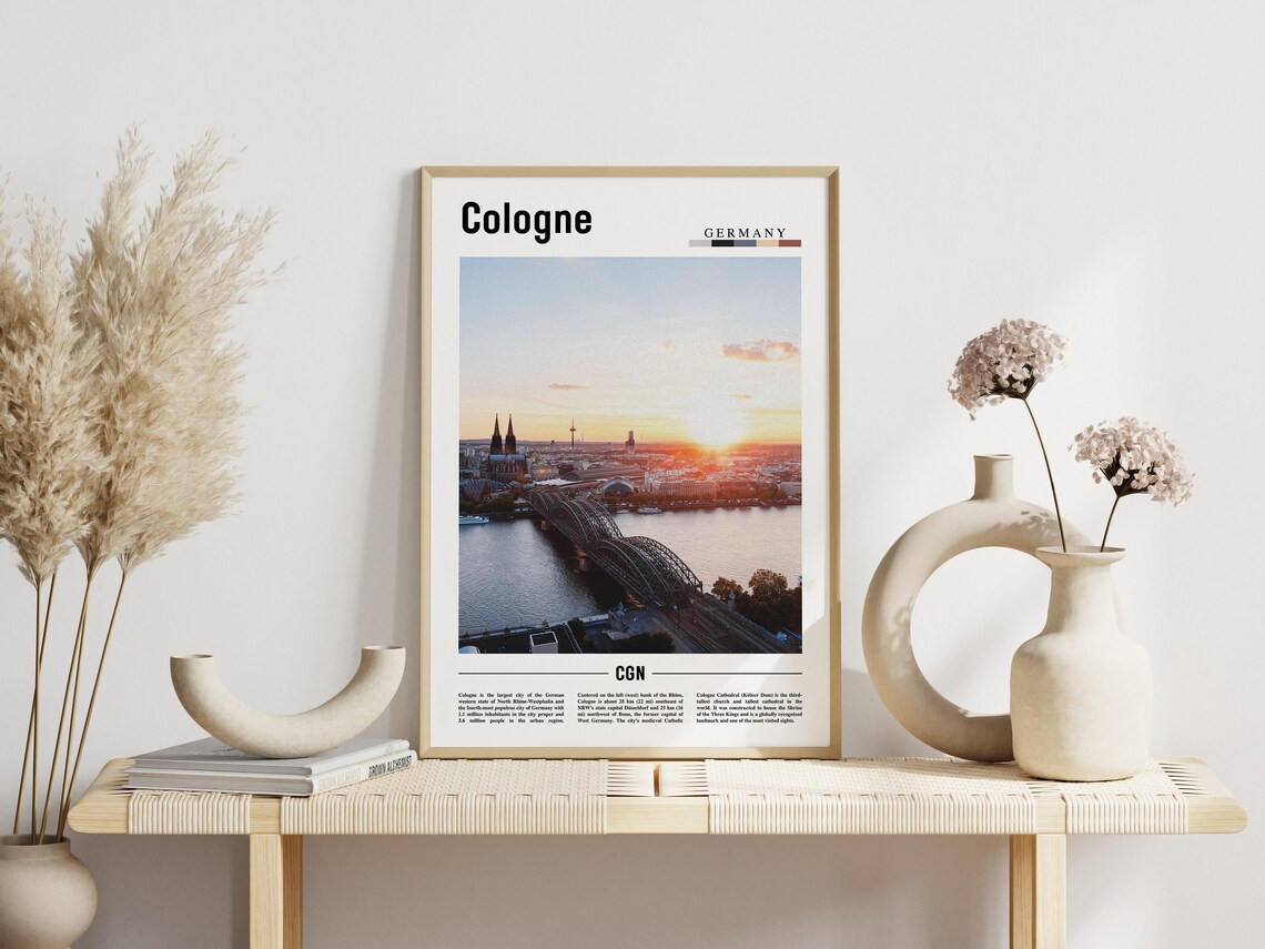 Cologne Travel Poster, Europe Photo Art Print - Image 6