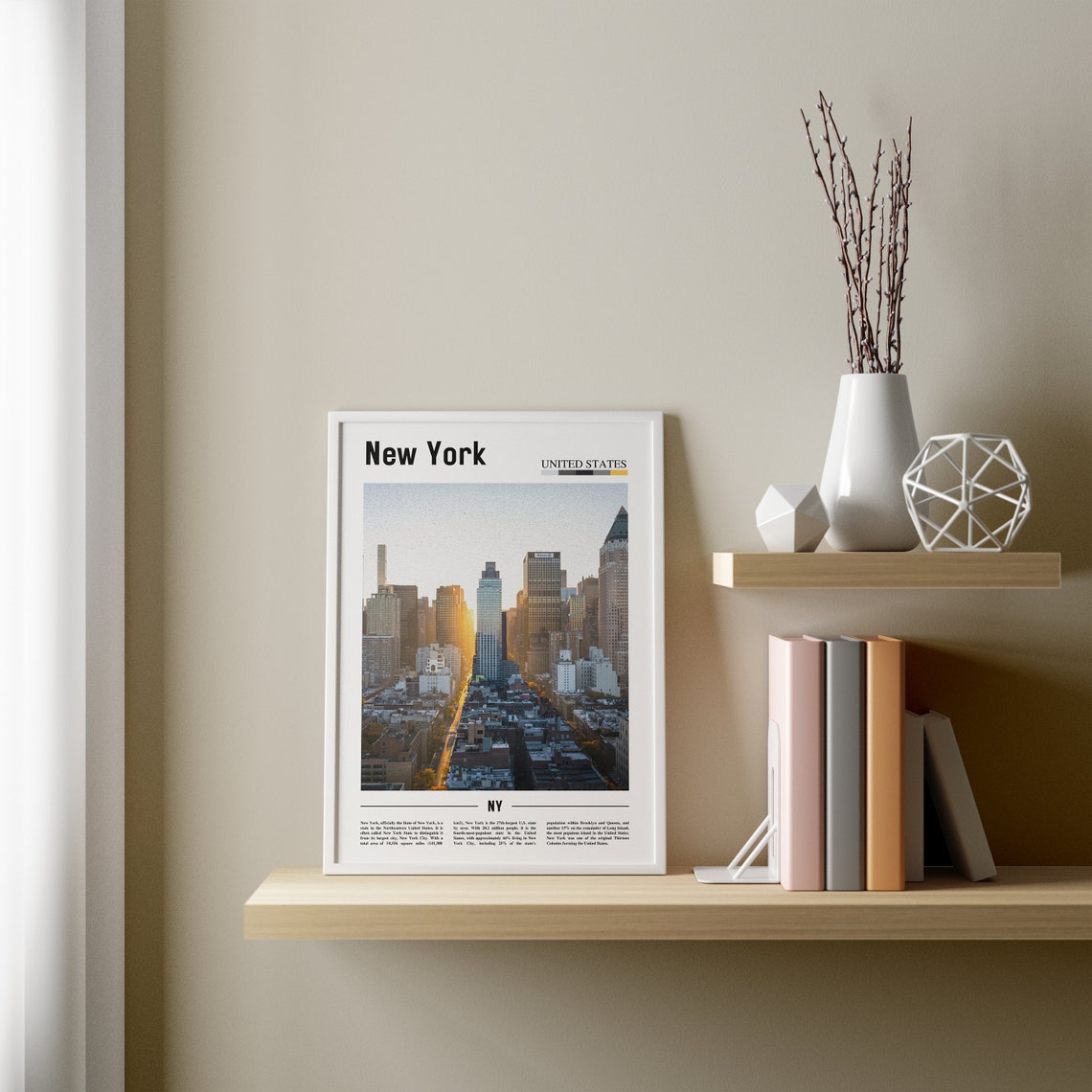 New York Poster New York Print New York Wall Art United States Photo United States Poster United States Print Travel Poster - Image 3