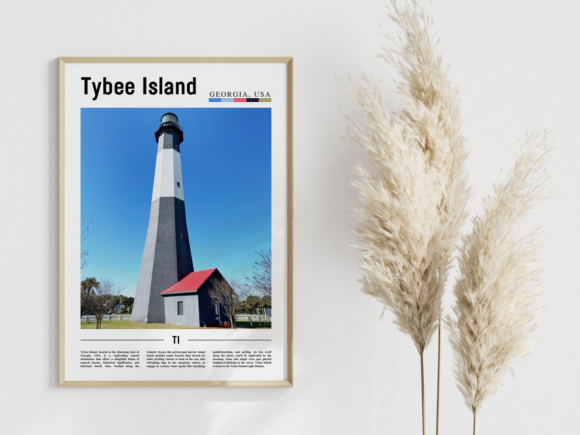 Tybee Island Poster Tybee Island Print Tybee Island Wall Art United States Photo United States Poster United States Print - Image 4