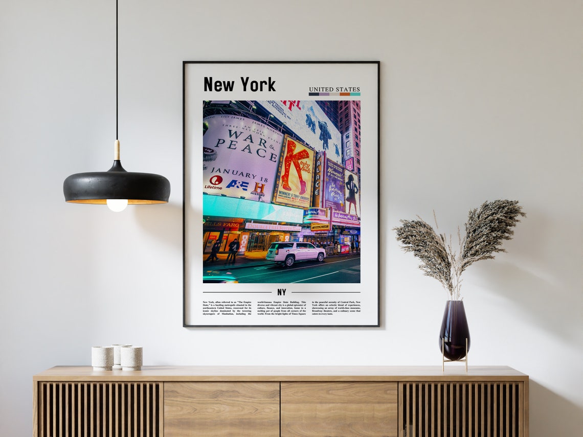 New York Poster New York Print New York Wall Art Ny Photo Ny Poster Ny Print New York Photo Travel Poster - Image 4