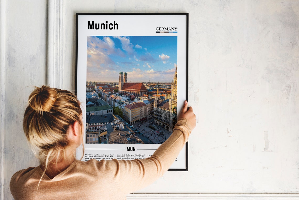Munich Poster, Colorful City Artwork - Image 5