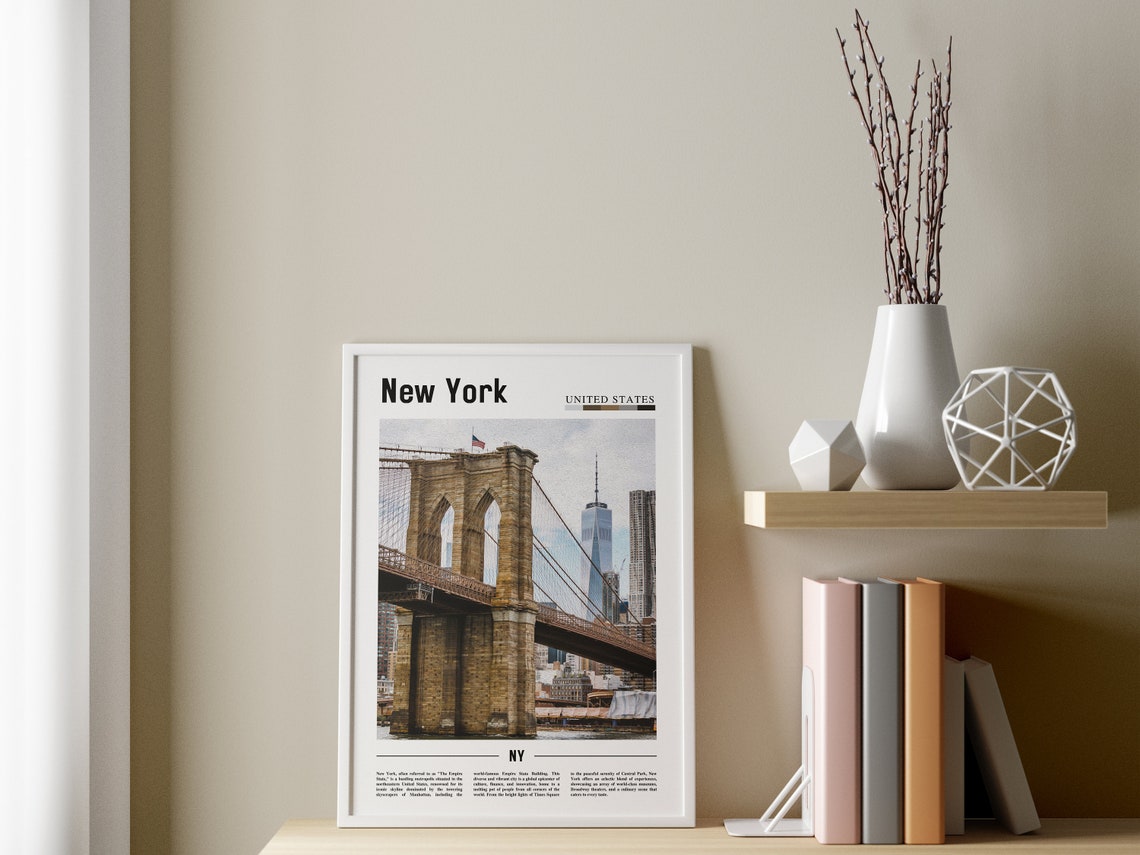 New York Poster New York Print New York Wall Art Ny Photo Ny Poster Ny Print New York Photo Travel Poster - Image 3