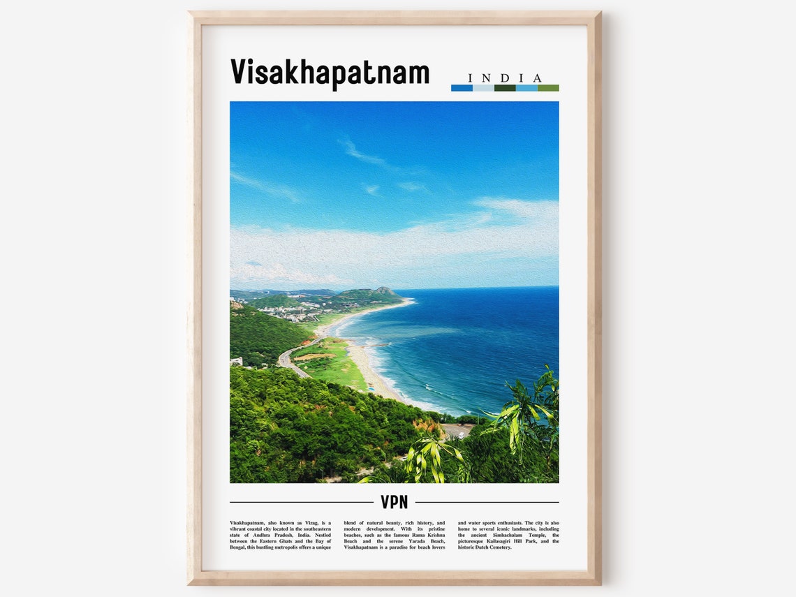 Visakhapatnam Poster Visakhapatnam Print Visakhapatnam Wall Art Asia Print Asia Poster Asia Photo Travel Poster