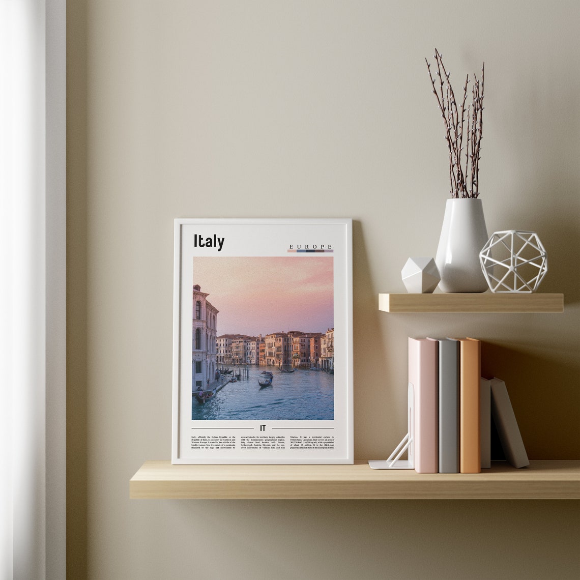 Italy Minimal Travel Poster - Image 3