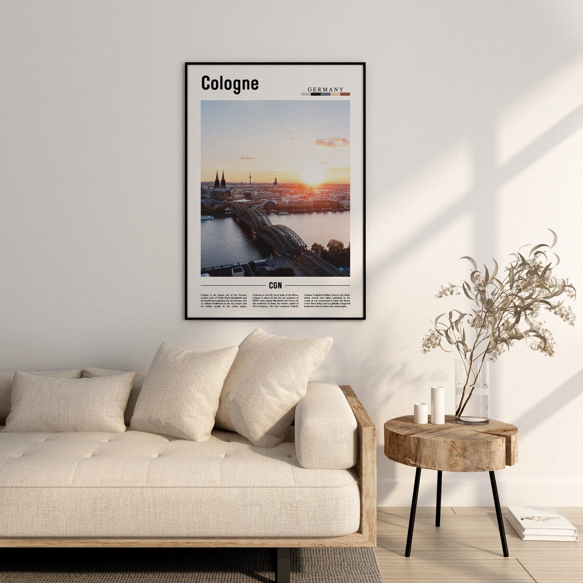 Cologne Travel Poster, Europe Photo Art Print - Image 2