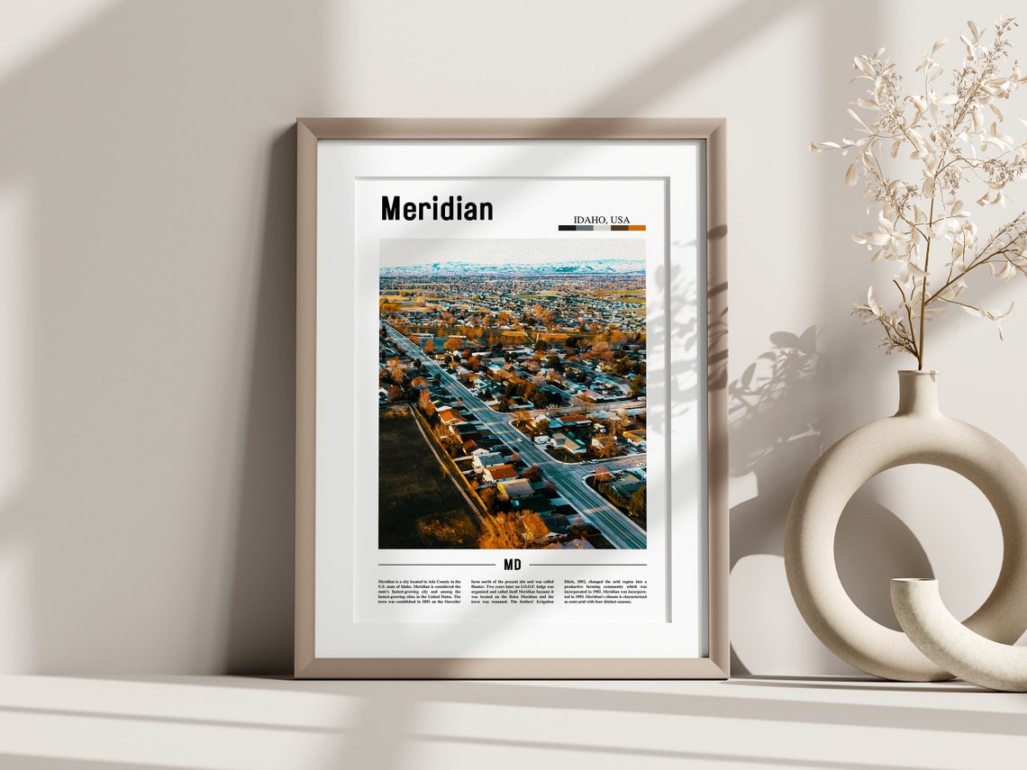 Meridian Poster Meridian Print Meridian Wall Art United States Photo United States Poster United States Print - Image 2