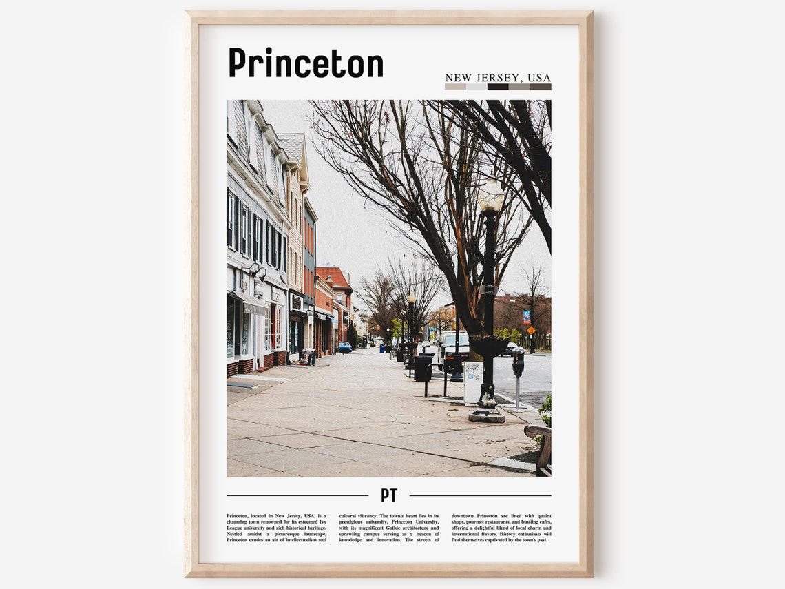 Princeton Poster Princeton Print Princeton Wall Art United States Photo United States Poster United States Print