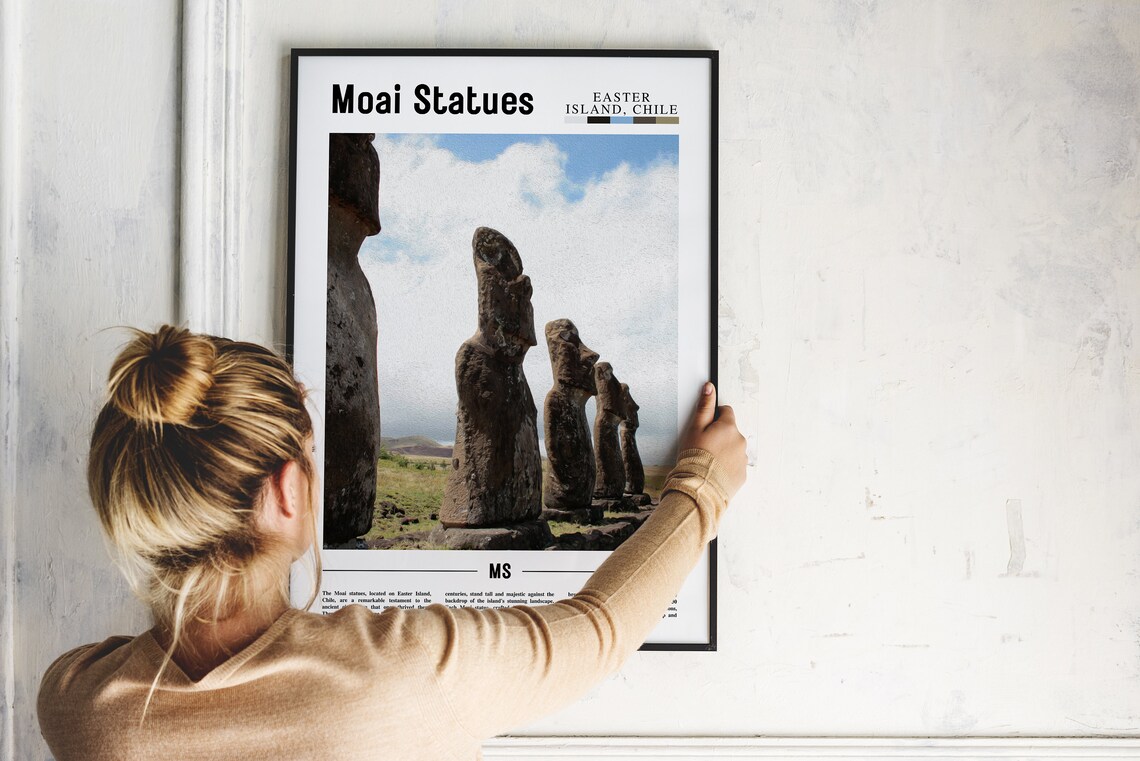 Moai Statues Travel Poster, South America - Image 5