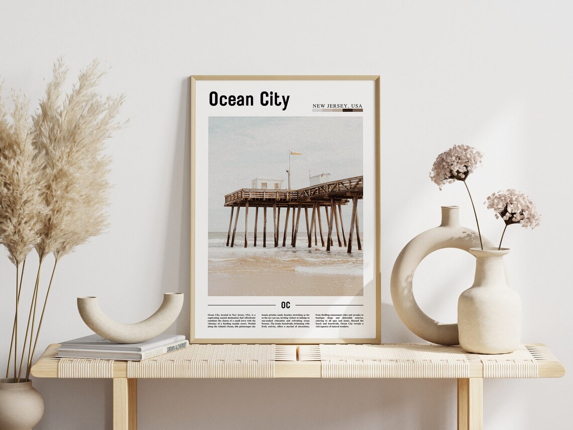 Ocean City Travel Poster, United States Photo - Image 6