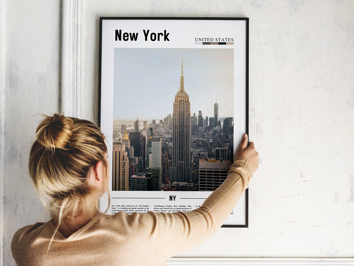New York Travel Poster, City Photo Wall Art - Image 5