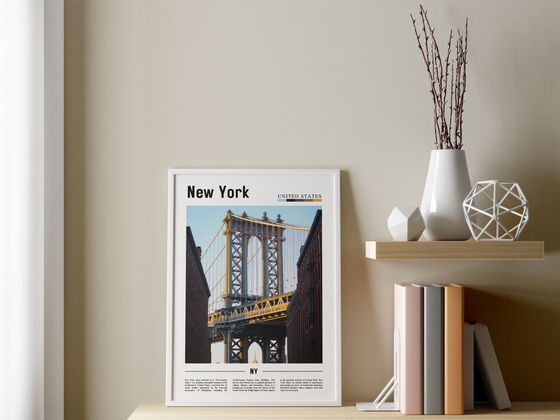 New York Poster New York Print New York Wall Art Ny Photo Ny Poster Ny Print New York Photo Travel Poster - Image 3
