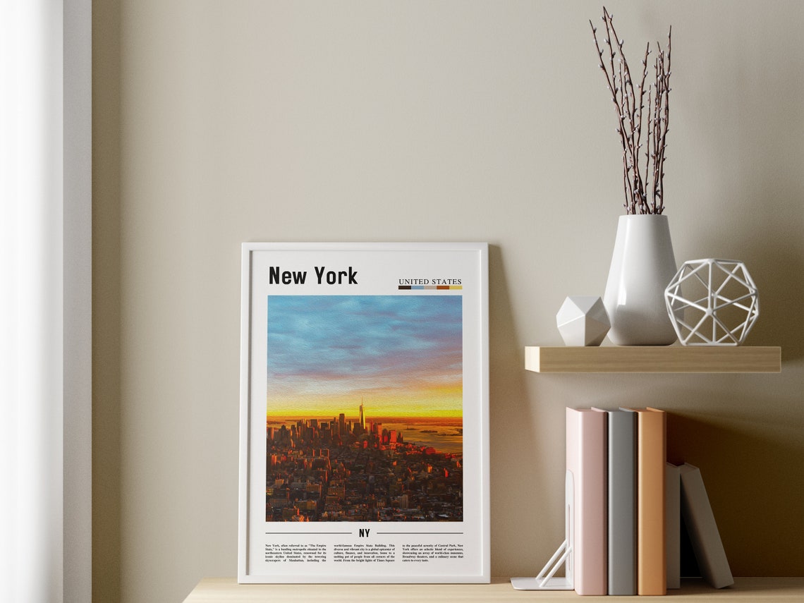 New York Poster New York Print New York Wall Art Ny Photo Ny Poster Ny Print New York Photo Travel Poster - Image 3