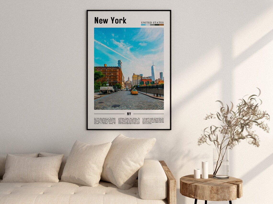 New York Travel Poster, NYC Wall Art Print - Image 2