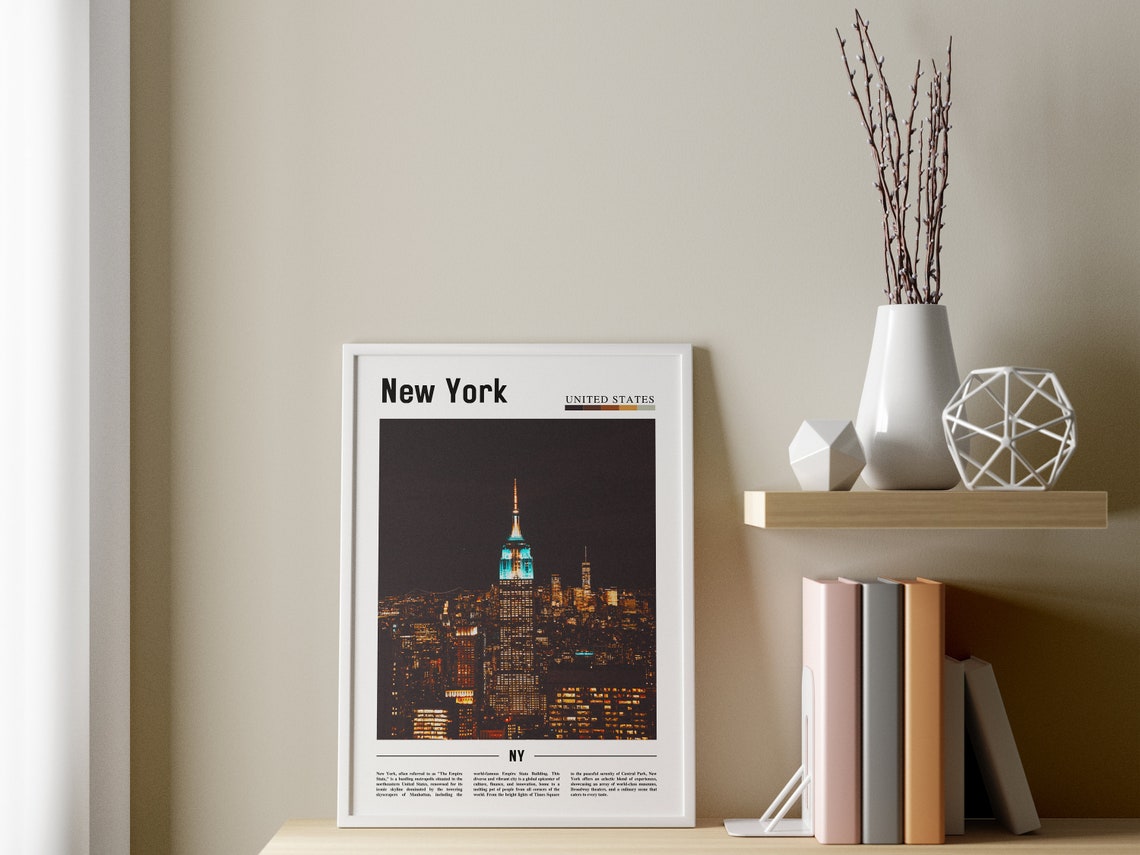 New York Poster New York Print New York Wall Art Ny Photo Ny Poster Ny Print New York Photo Travel Poster - Image 3