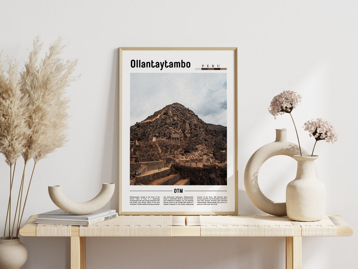 Ollantaytambo Poster Ollantaytambo Print Ollantaytambo Wall Art South America Poster South America Print Travel Poster - Image 6