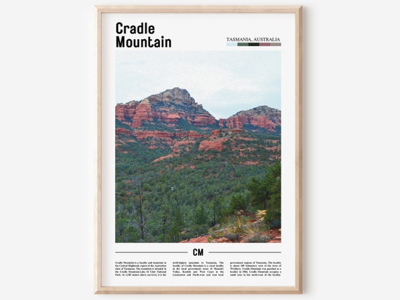 Cradle Mountain Print Cradle Mountain Poster Cradle Mountain Wall Art Oil Painting Poster City Artwork Travel Artwork Travel Wall Art