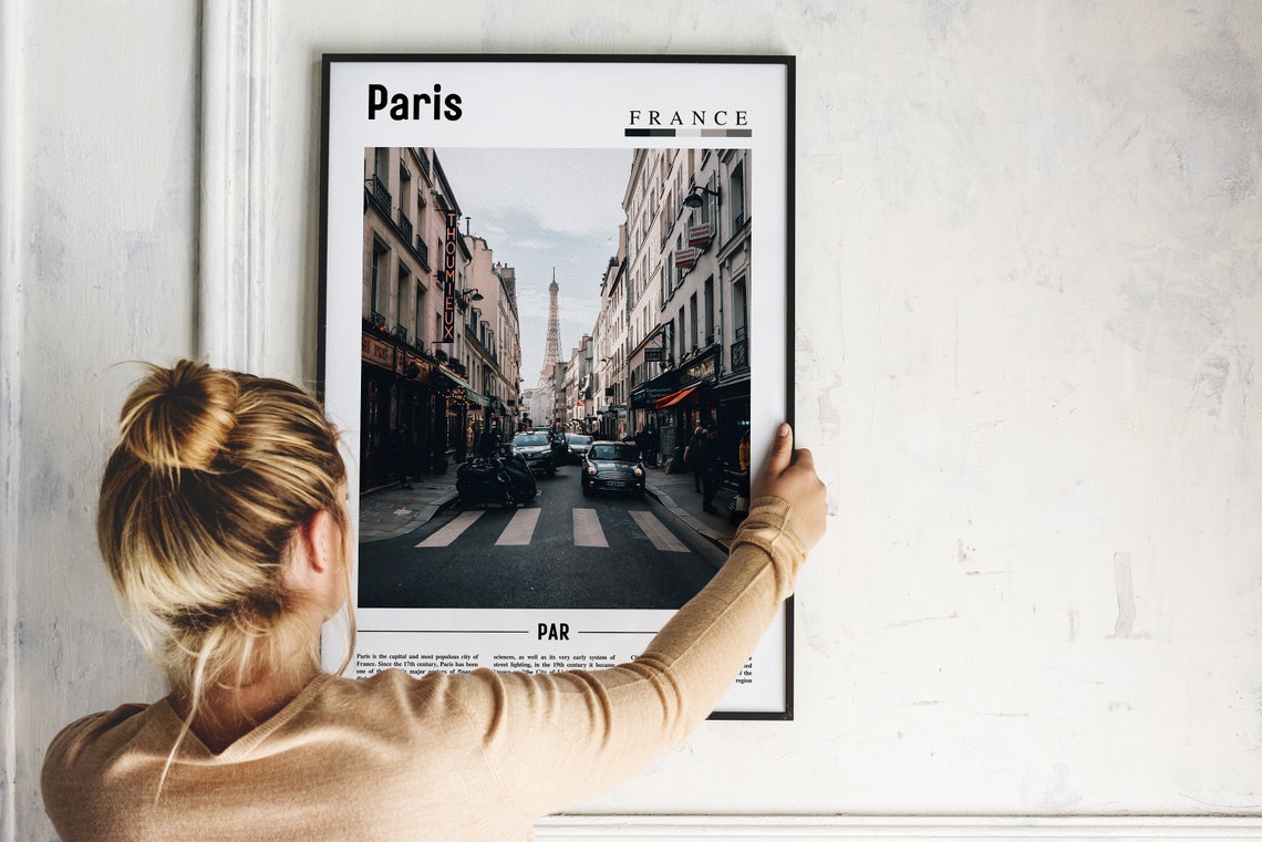 Paris Poster Paris Print Paris Wall Art France Photo France Poster France Print France Wall Art Minimal Travel Poster - Image 4