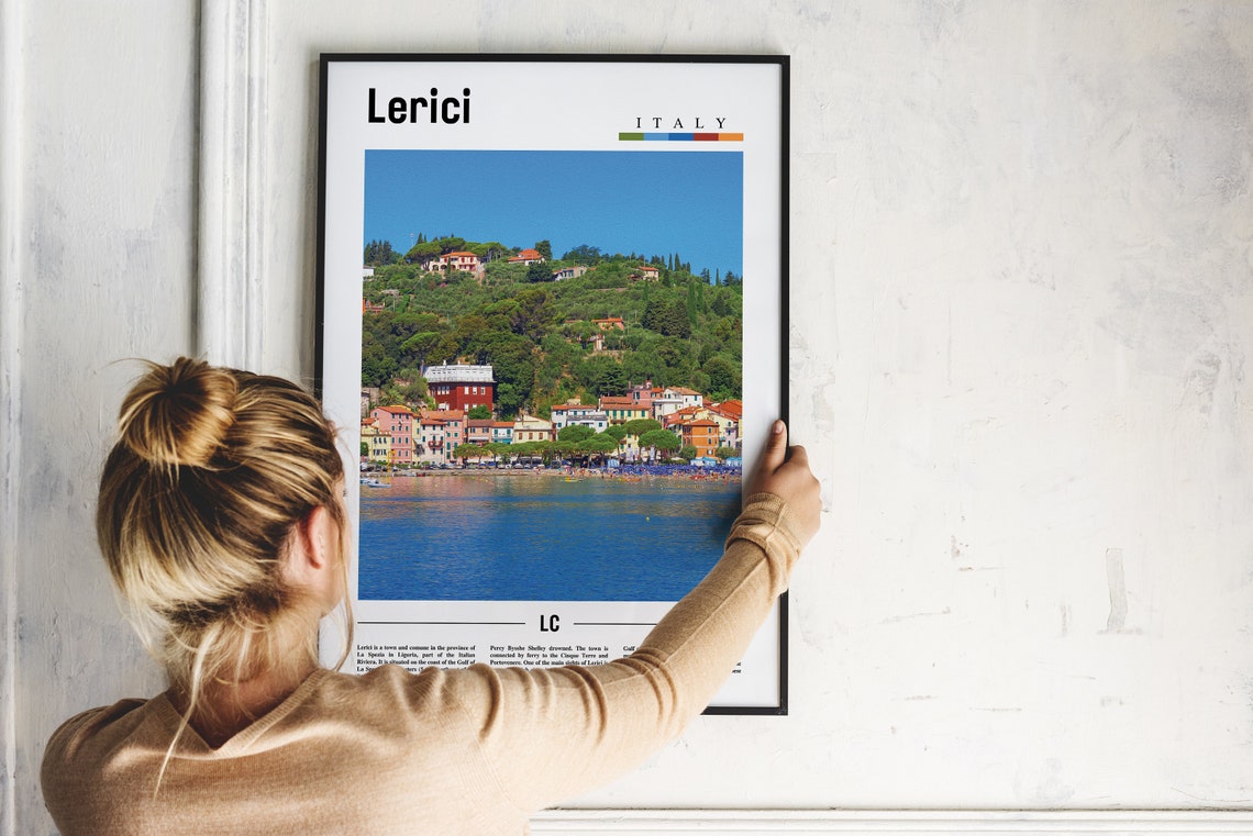 Lerici Print Lerici Poster Lerici Wall Art Italy Photo Italy Poster Italy Print Italy Wall Art Minimal Travel Poster - Image 5