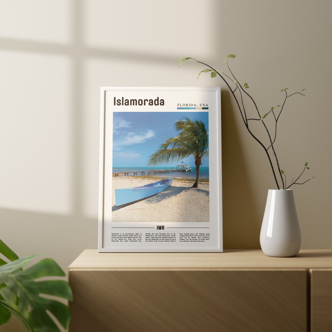Islamorada Print Islamorada Poster Islamorada Wall Art Oil Painting Poster Colorful City Print City Artwork Travel Artwork Travel Art - Image 2