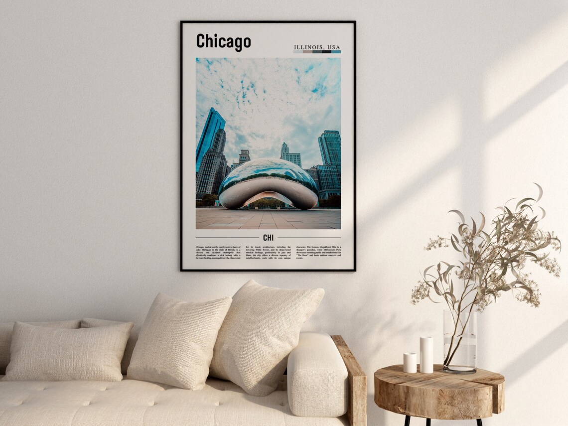 Chicago Travel Poster, United States Photo - Image 2