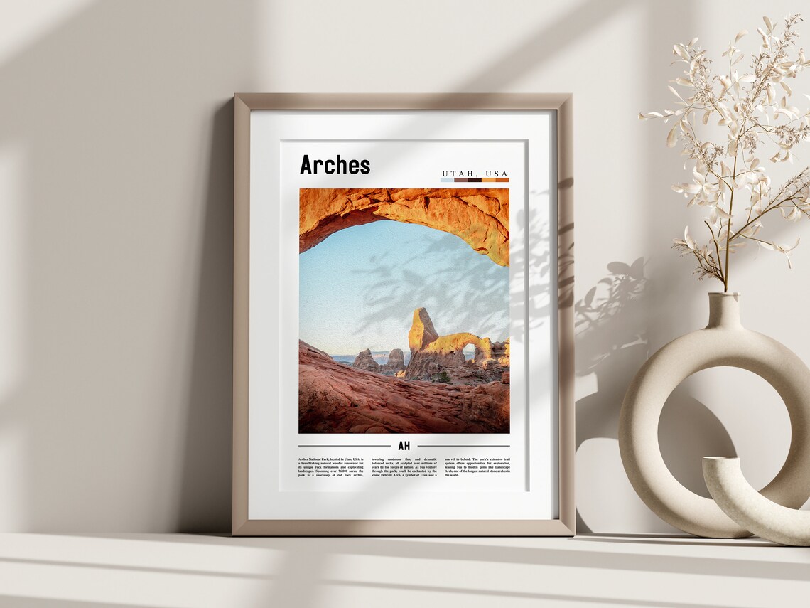 Arches Poster Arches Print Arches Wall Art United States Photo United States Poster United States Print - Image 3