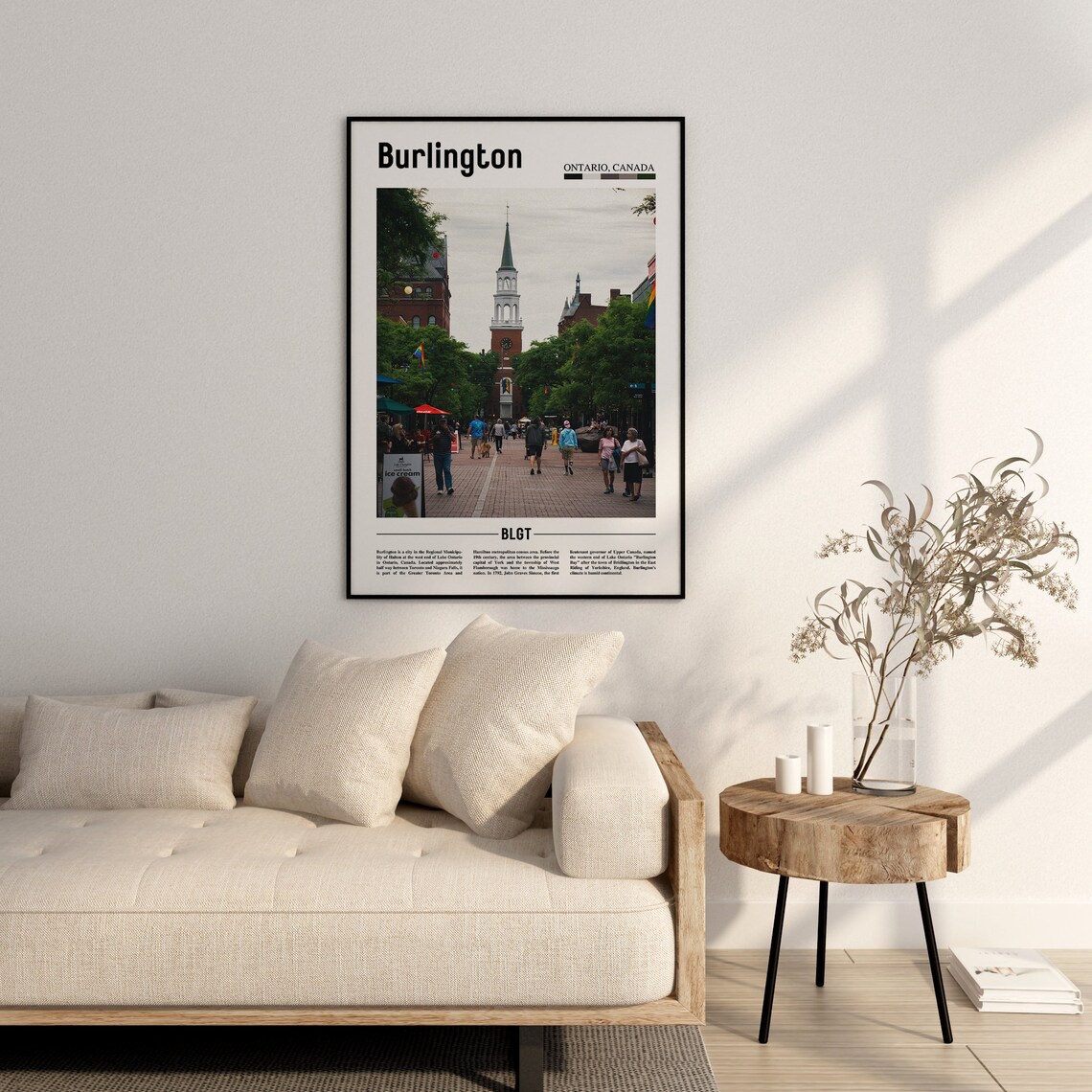 Burlington Minimal Travel Poster, Canada Photo - Image 2