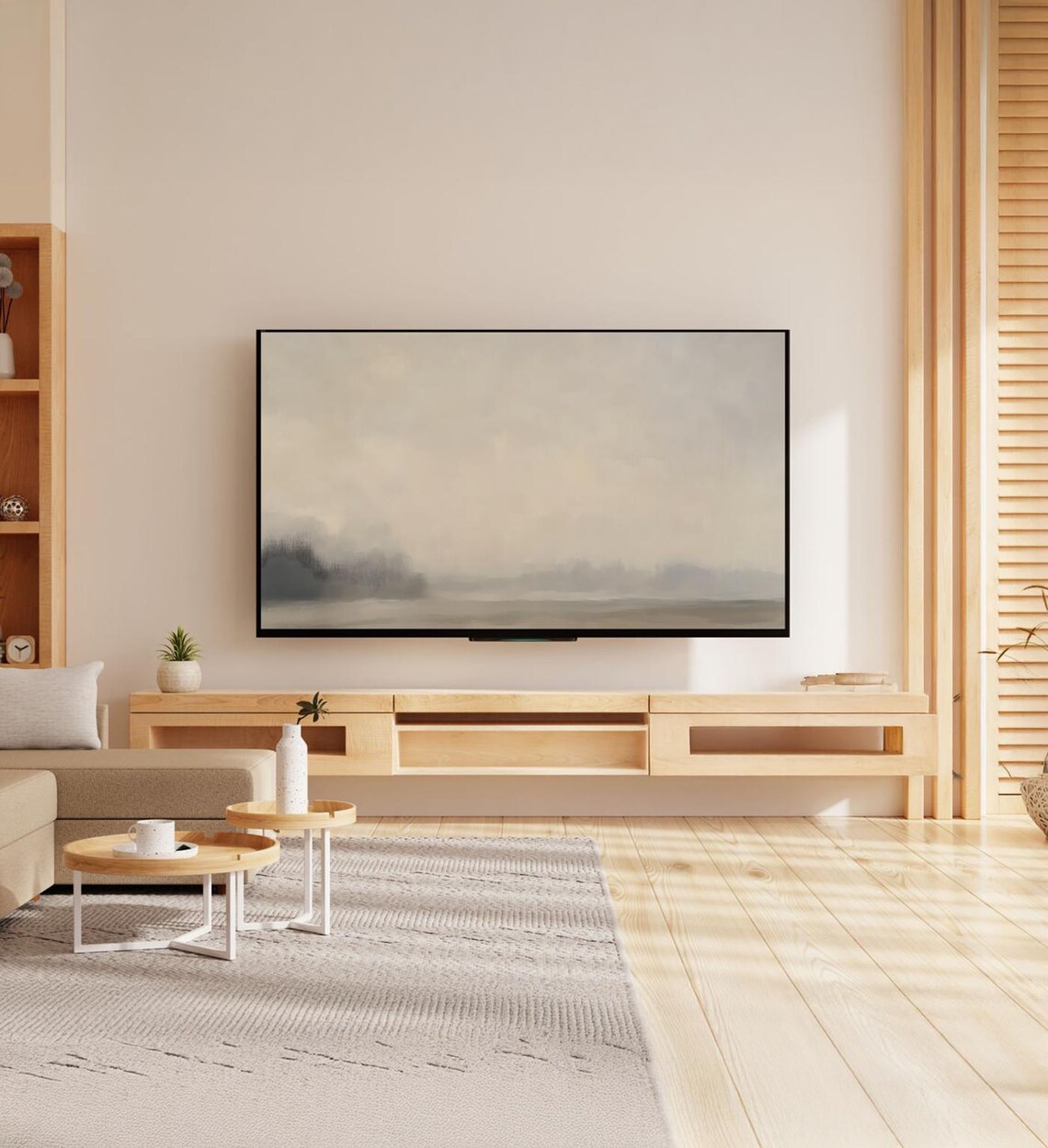 Frame Tv Art Moody Abstract Tv Art Minimalist Art - Image 7