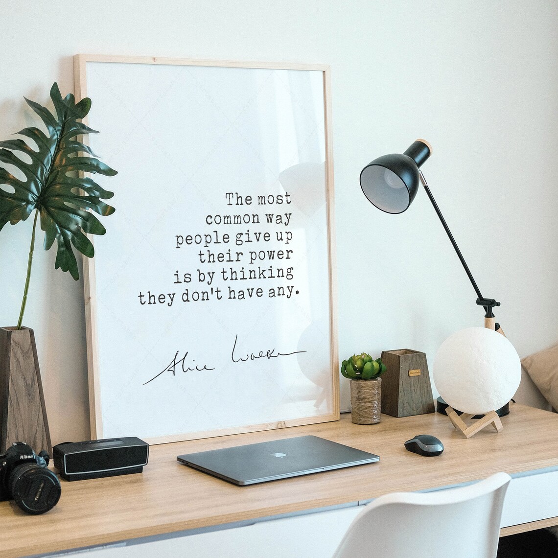 Alice Walker Feminist Quote, Typography Art Print - Image 2
