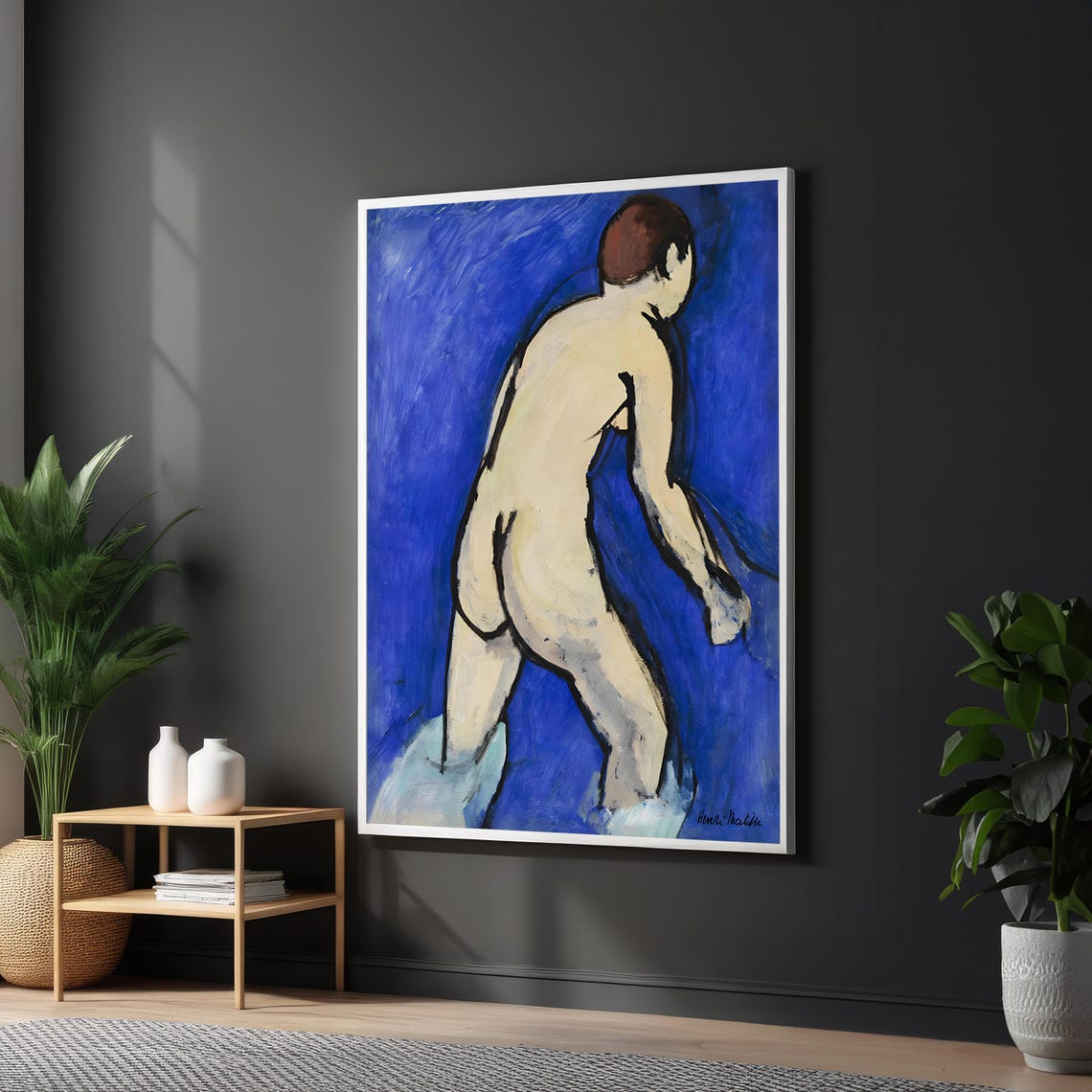 Henri Matisse Painting The Bather Ready To Hang Modern Art Masterpiece For Living Room Or Office Decor
