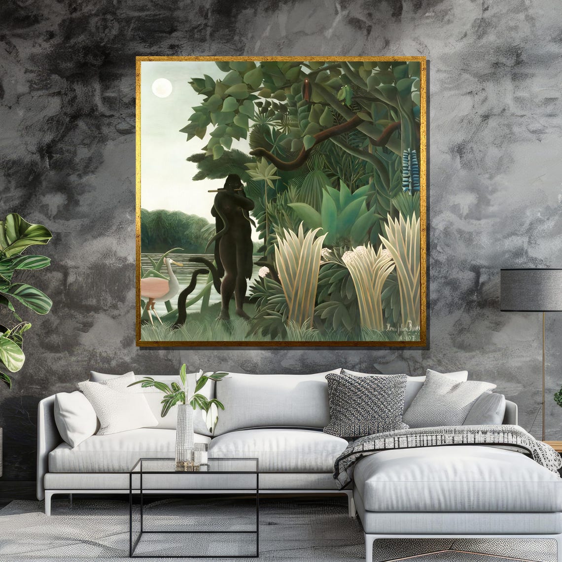 Henri Rousseau Jungle Scene The Dream Wall Art Exotic Nature Inspired Home Decor - Image 6