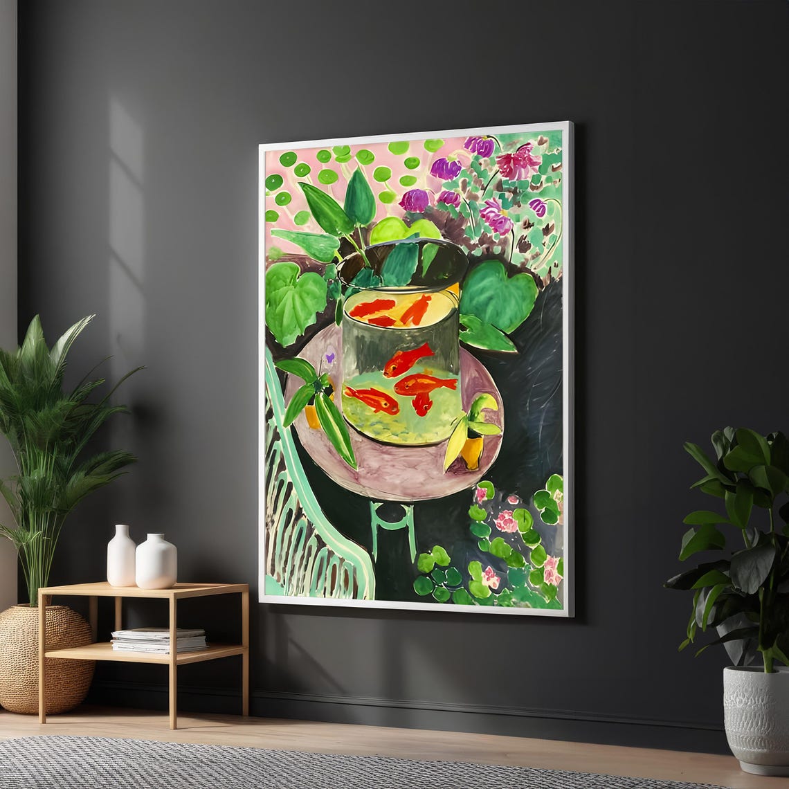 Henri Matisse Painting Goldfish Ready To Hang Modern Art Masterpiece For Living Room Or Office Decor