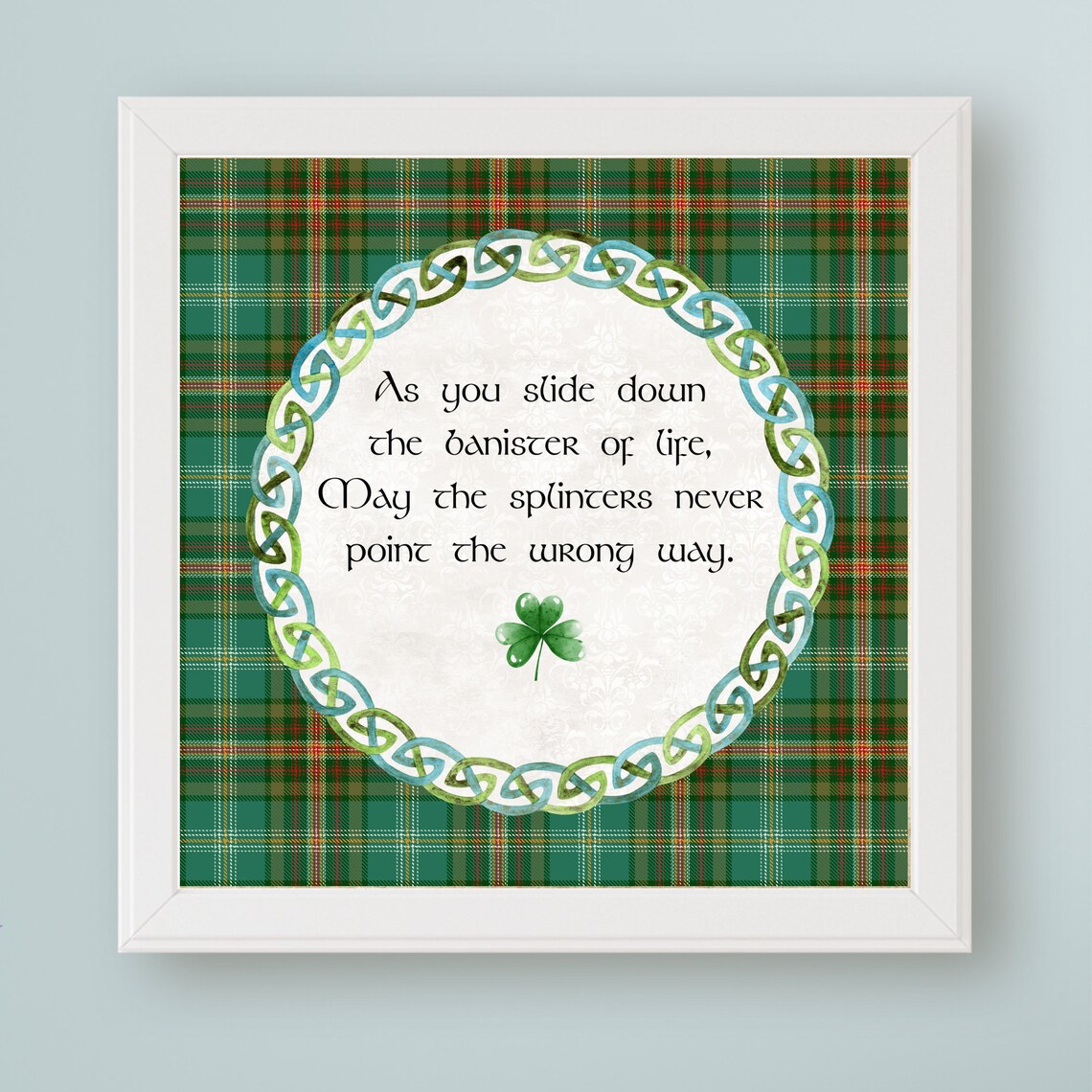 Irish Toast Funny Wedding Wall Art Print, Ireland