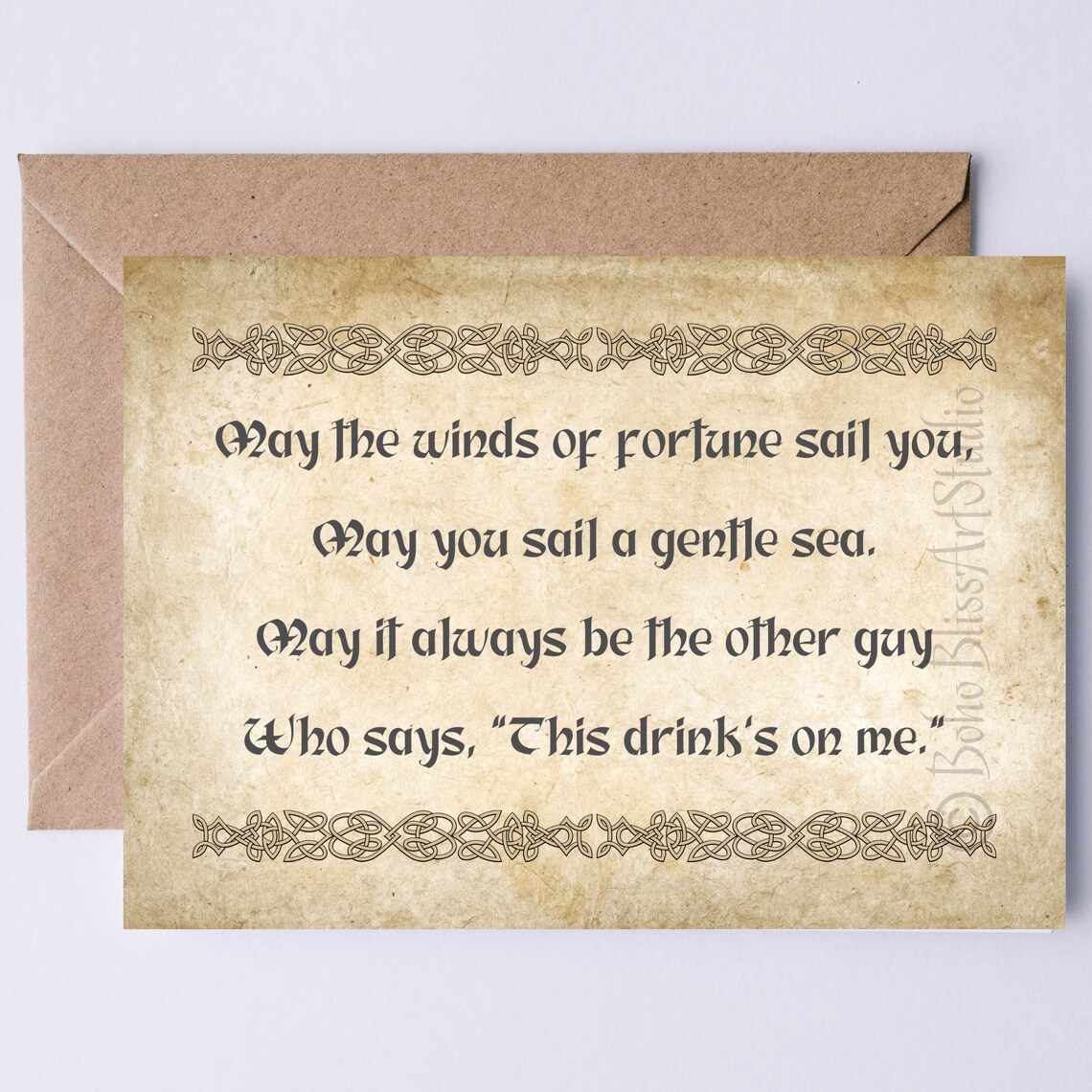 Irish Toast, Funny Ireland Retirement Art Print