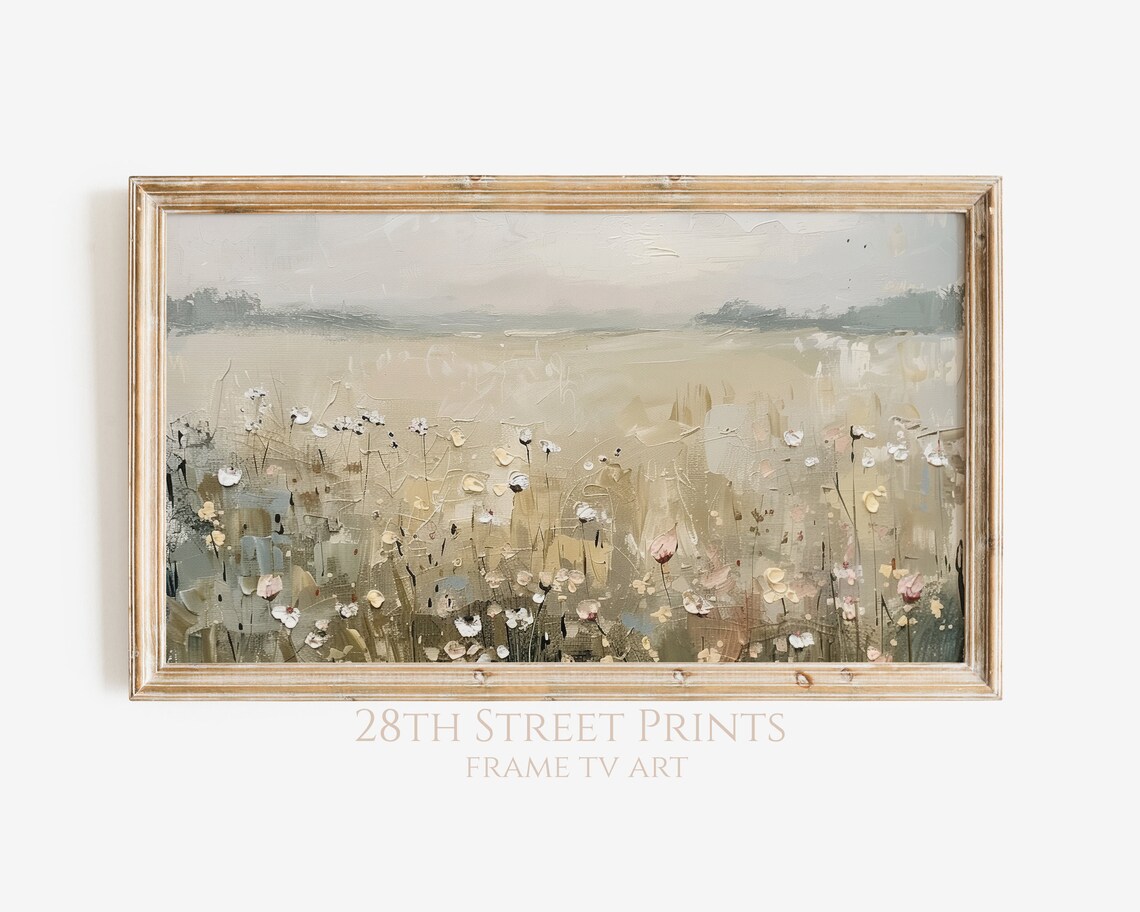 Wildflower Vintage Flower Art, Spring Floral Poster