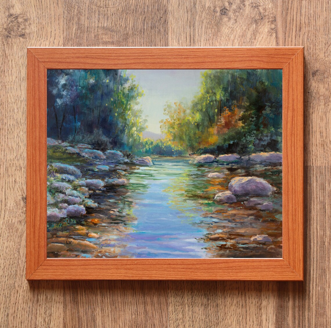 Buffalo National River Arkansas Landscape Art Print - Image 4