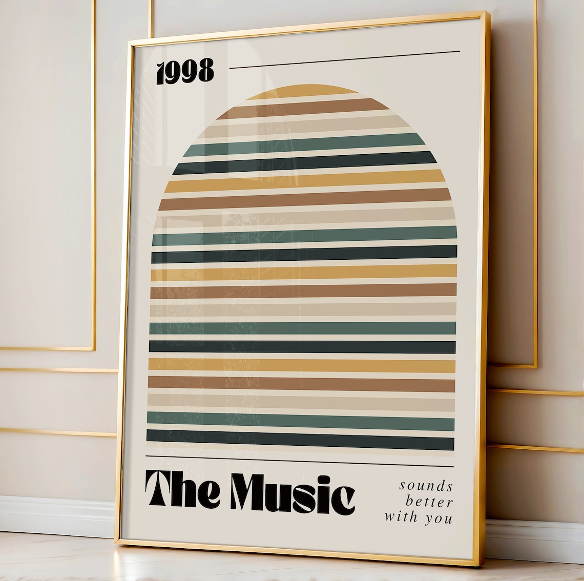 Music Sounds Better Music Wall Decor Art Print