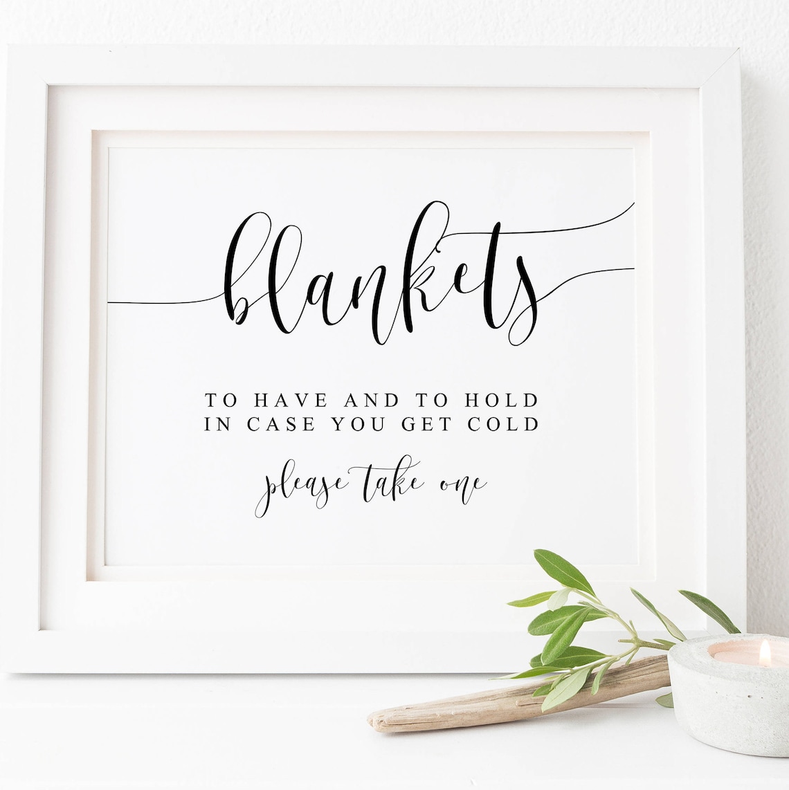To Have and To Hold Wedding Sign Art Print