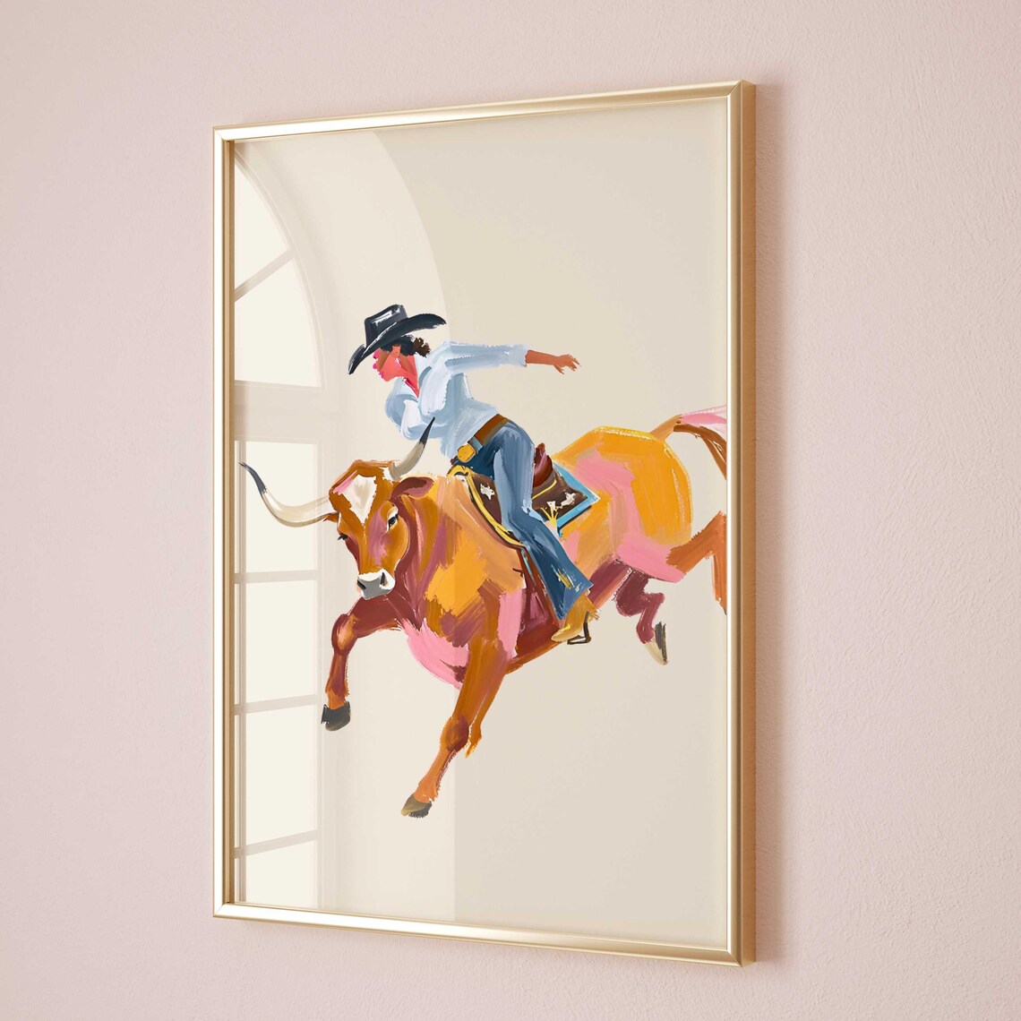 Long Live Cowgirls Poster, Trendy Western Decor