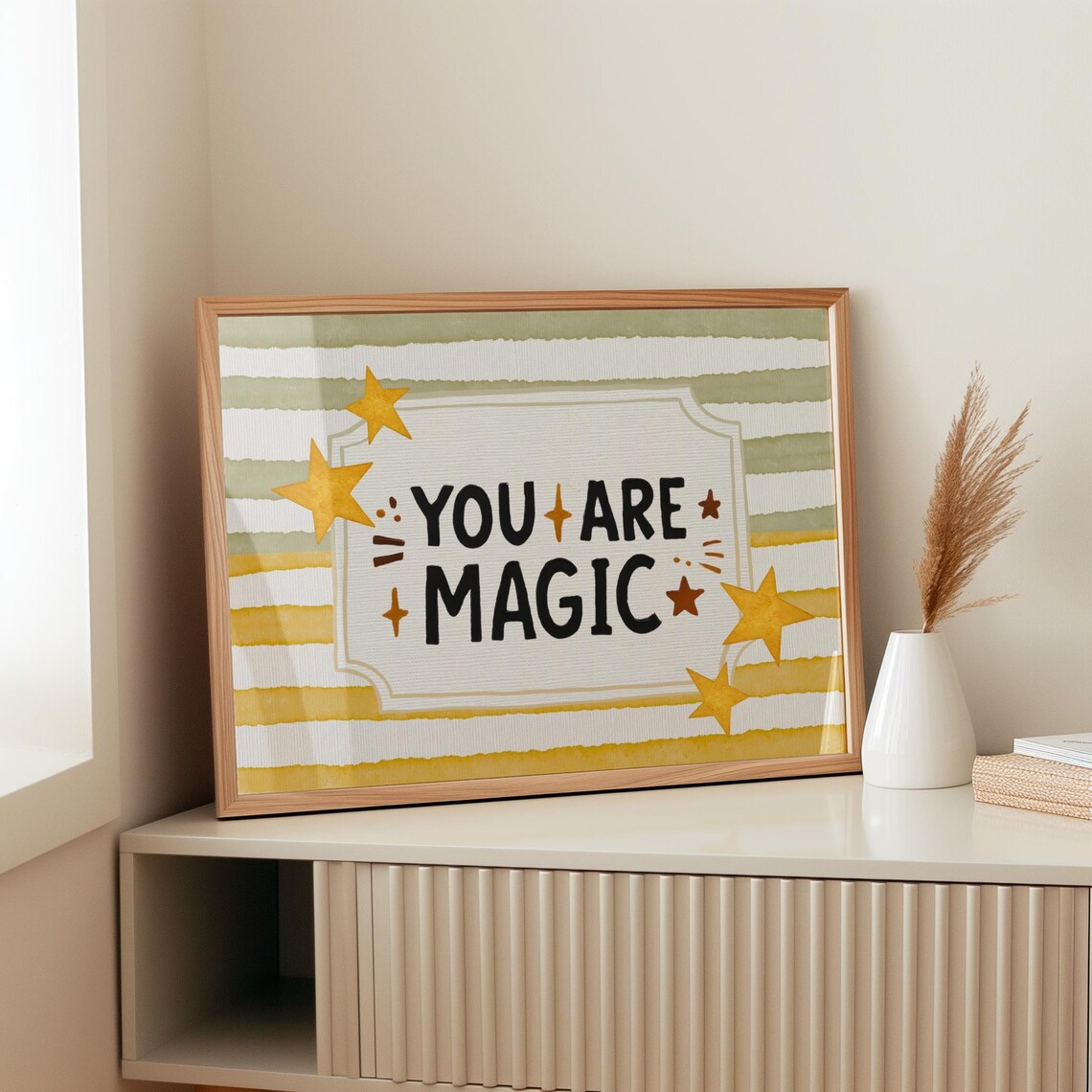 You Are Magic, Boho Nursery Decor Quote