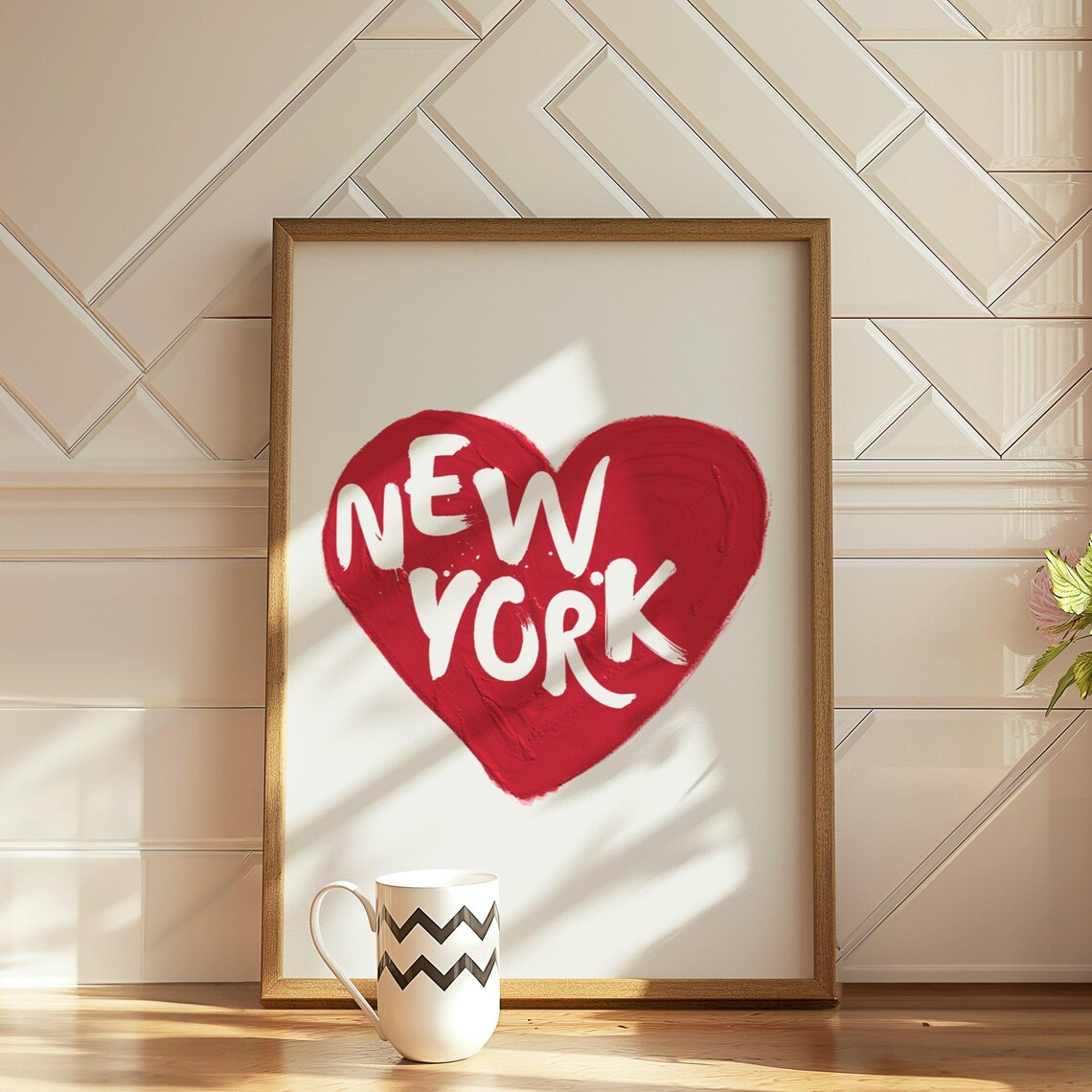 New York Retro Travel Poster, Home Decor