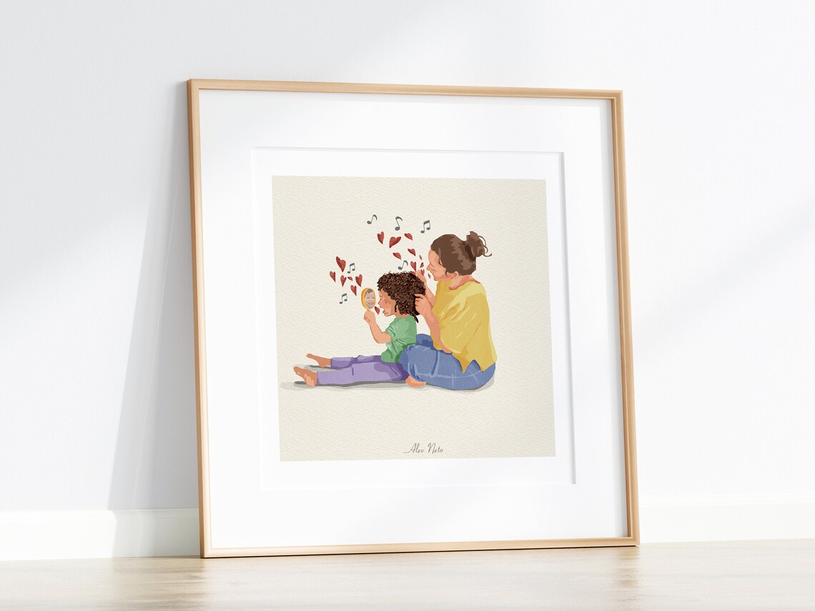 Mother And Child Fine Art Print - Image 4