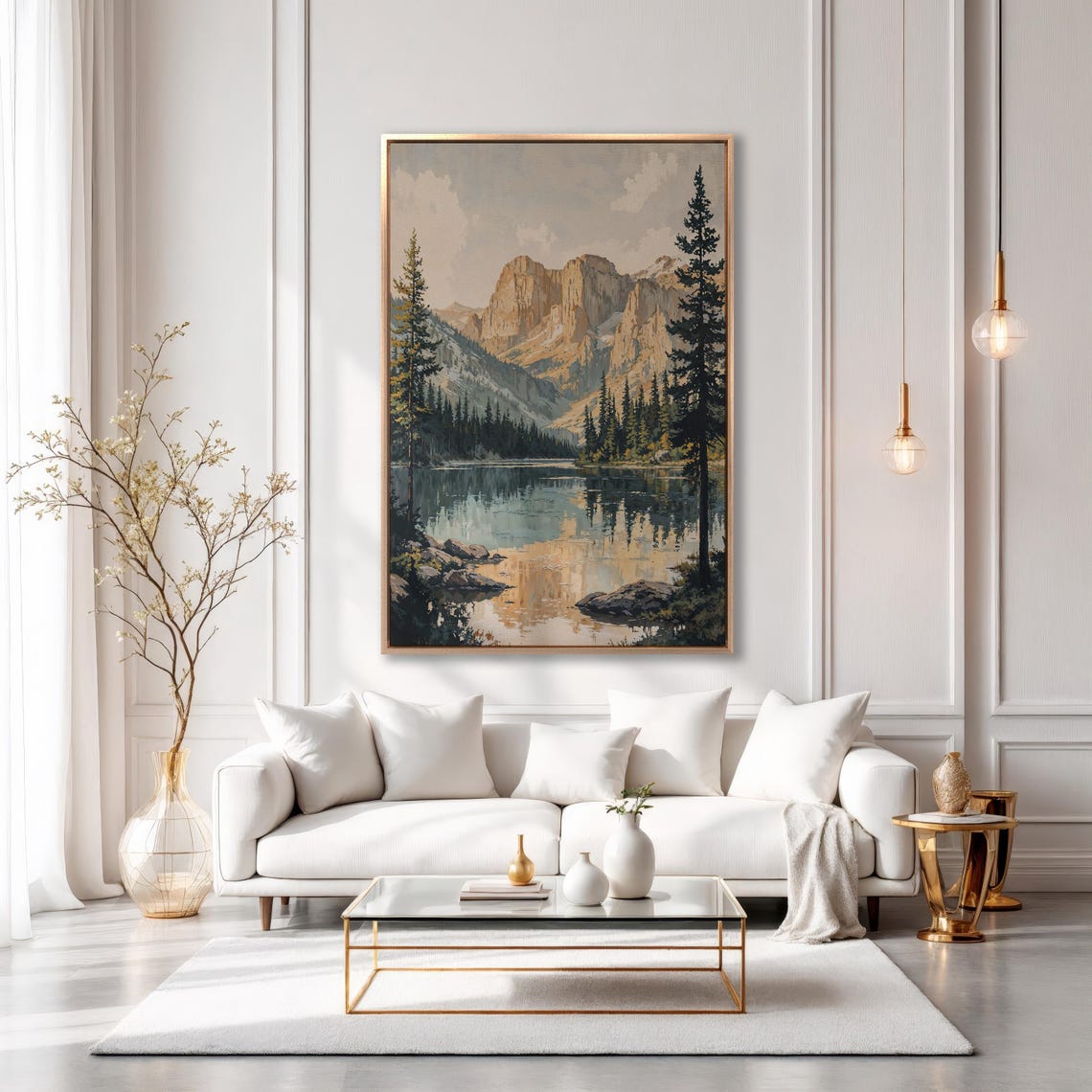 Alpine Lake Reflection Beneath Majestic Rocky Mountain Peaks Poster - Image 6