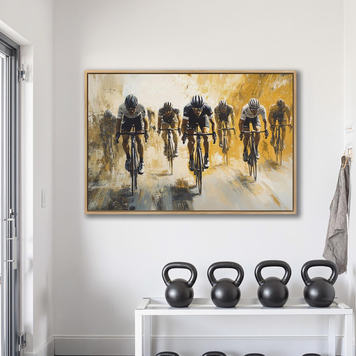 Dynamic Cyclists Cycling Poster, Sports Wall Art - Image 2