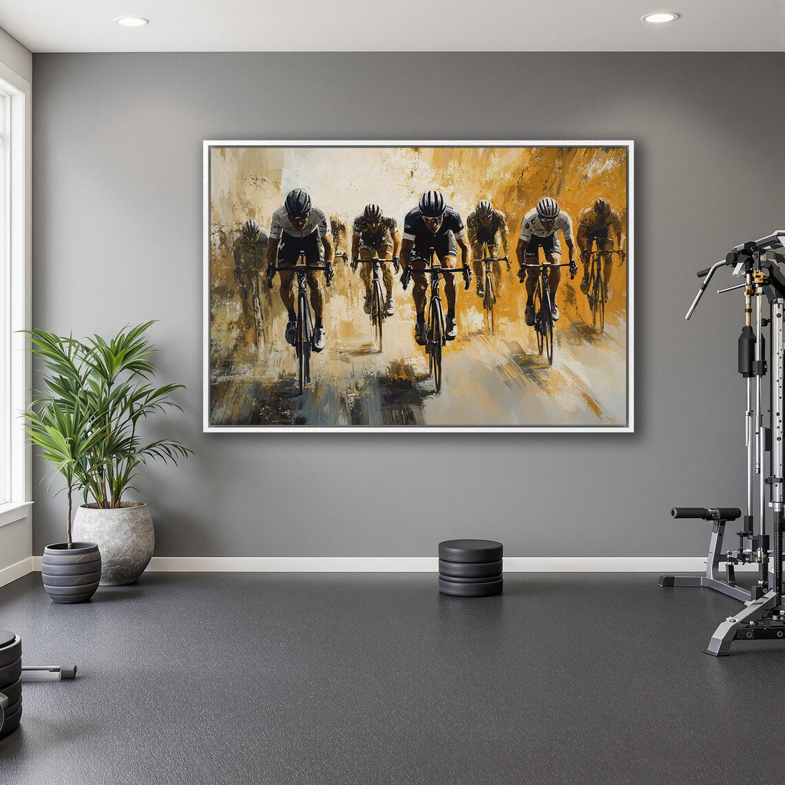 Dynamic Cyclists Cycling Poster, Sports Wall Art - Image 5