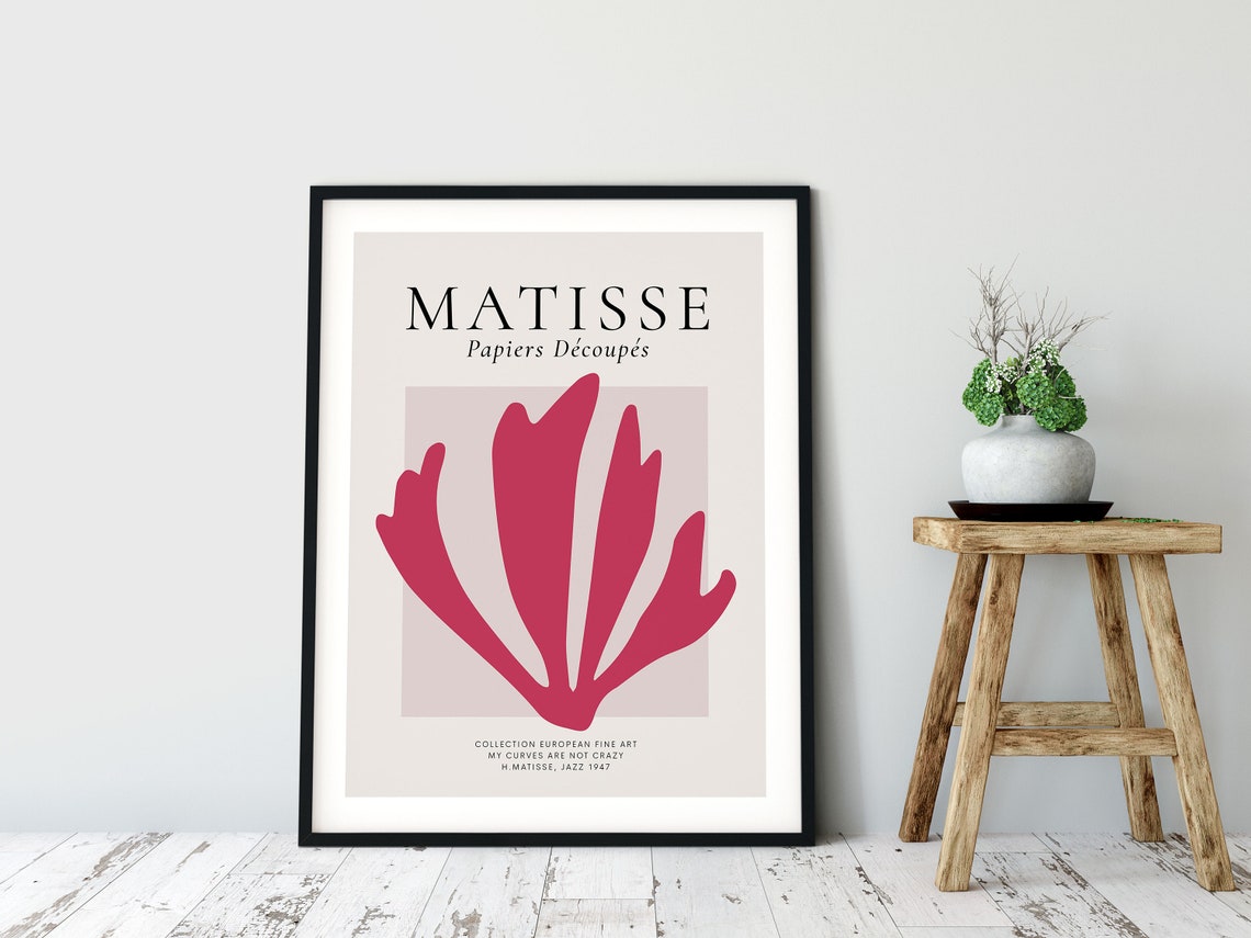 Matisse Papiers Decoupes, Mid-Century Modern Art