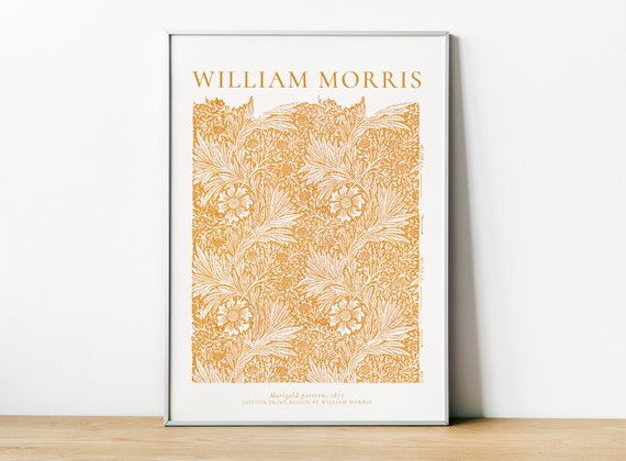 William Morris Exhibition Poster, Arts And Crafts