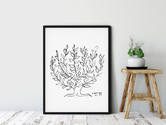 Matisse, La Platane The Plain Tree 1951 Poster
