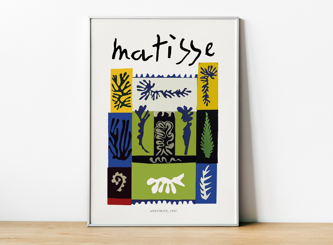 Matisse Anfitrite 1947, Mid-Century Modern Art Print