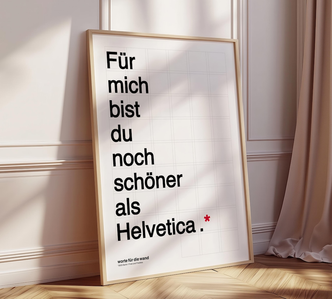 Fr Mich Bist Du Noch Schner Als Helvetica